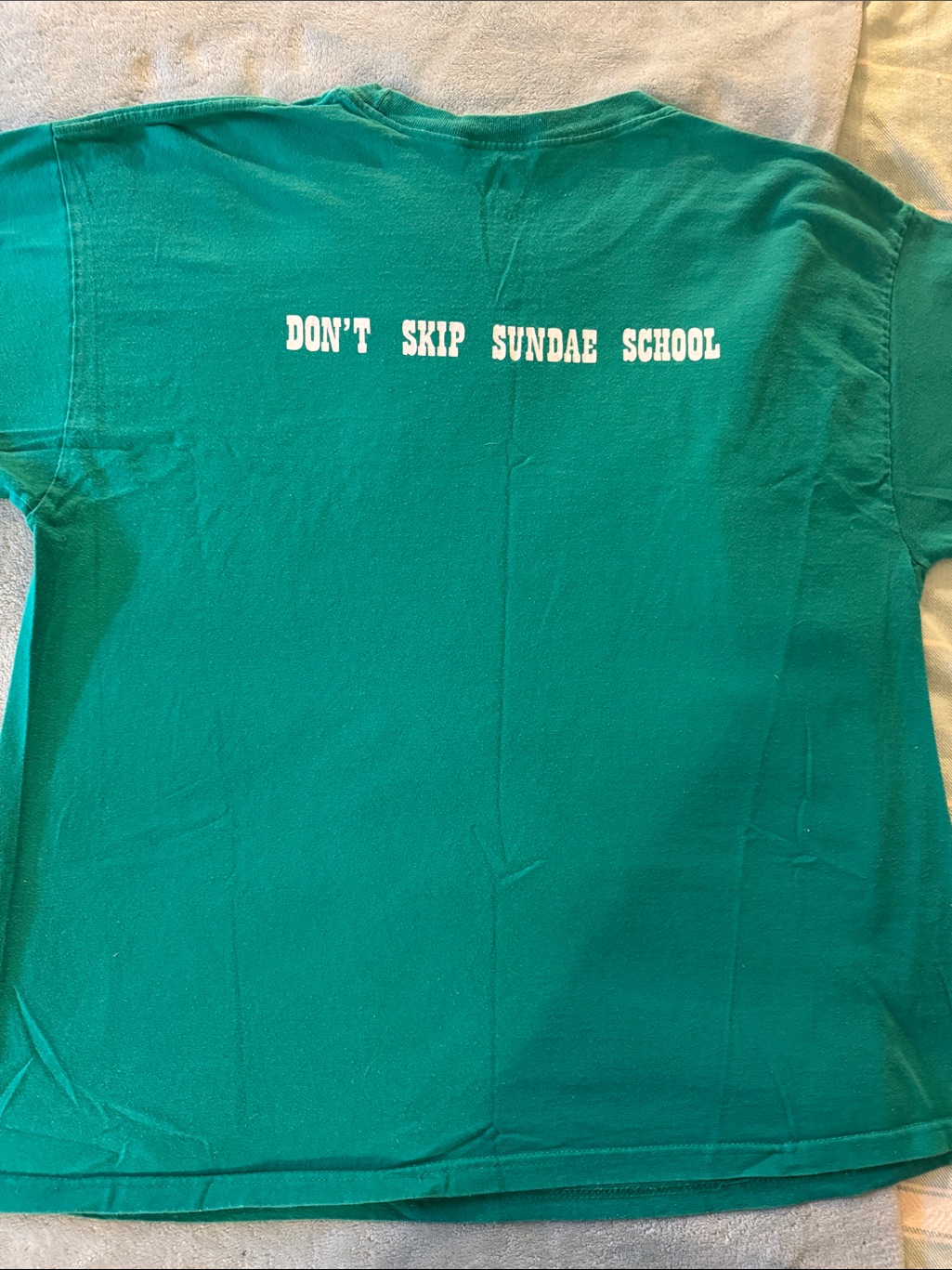 Cape Cod Sundae School Teal Short Sleeve Tee ~ Xl — image 3 of 3